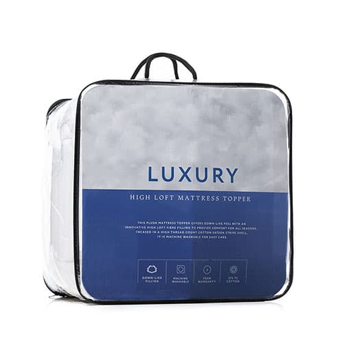 Downtime Luxury High Loft Fitted Mattress Topper