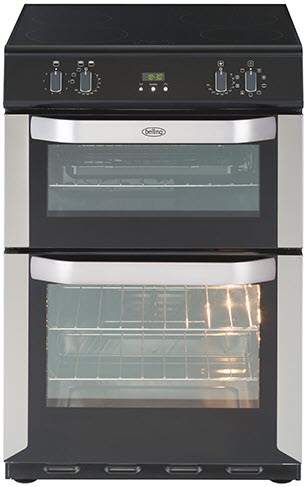 Belling Freestanding 60cm Electric Double Freestanding Oven with Induction Hob