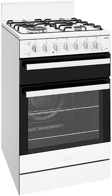 Chef 54cm NG Gas Upright Cooker