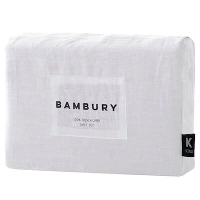 Bambury French Linen Sheet Set