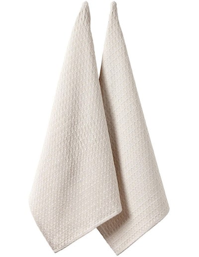Ladelle Eco Recycled Linen 2pk Kitchen Towel
