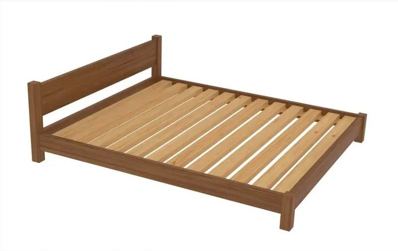 Louise Custom Timber Low Bed Frame
