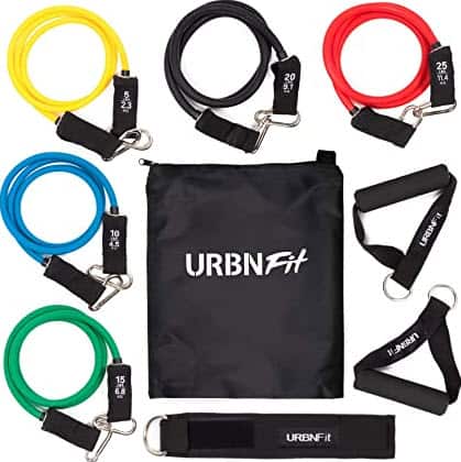 12 Piece Set of Resistance Bands