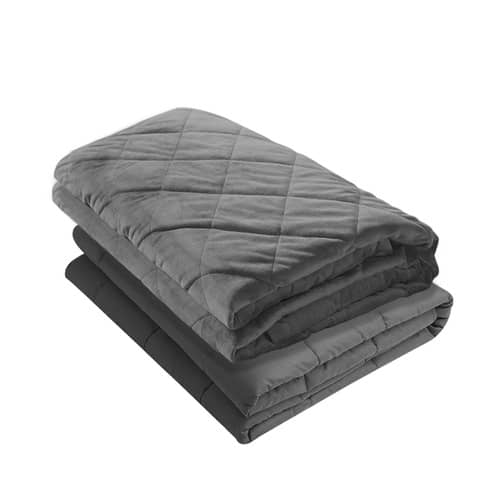 (https://click.linksynergy.com/deeplink?id=9Cs/qGlmdHo&mid=41108&murl=https%3A%2F%2Fwww.templeandwebster.com.au%2F11kg-DreamZ-Cotton-Weighted-Blanket-BK1008-11kgs-LEVE1364.html&u1=best-weighted-blanket)2. Levede DreamZ Weighted Blanket