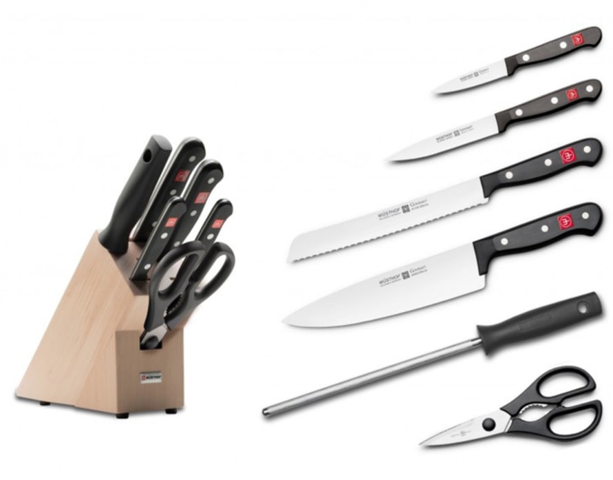 Wusthof Gourmet 7-Piece Knife Block Set