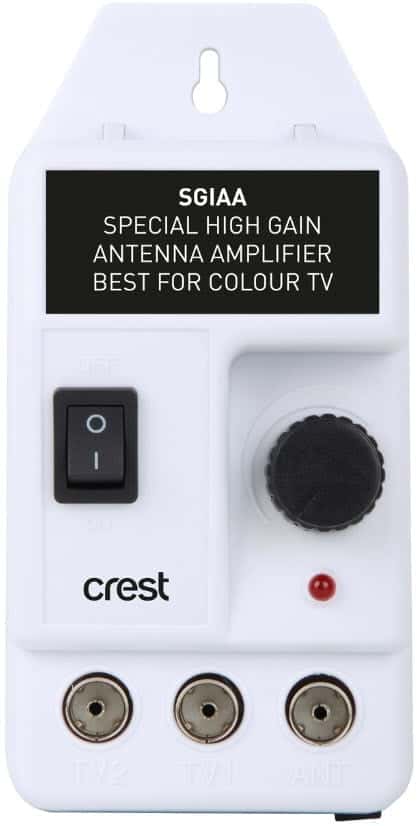 Crest Indoor Antenna Signal Amplifier