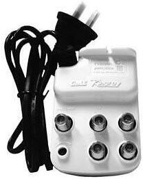 Kingray SA164F 4-Way Antenna Splitter TV Signal Amplifier