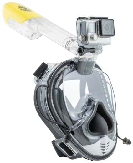 Ninja Shark Equaliser Full Face Snorkel Mask for Adults