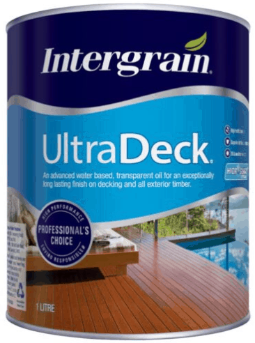 Intergrain UltraDeck Water Based Decking Oil