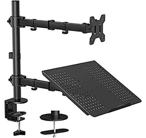 Mountify Single Monitor Mount with Laptop Tray