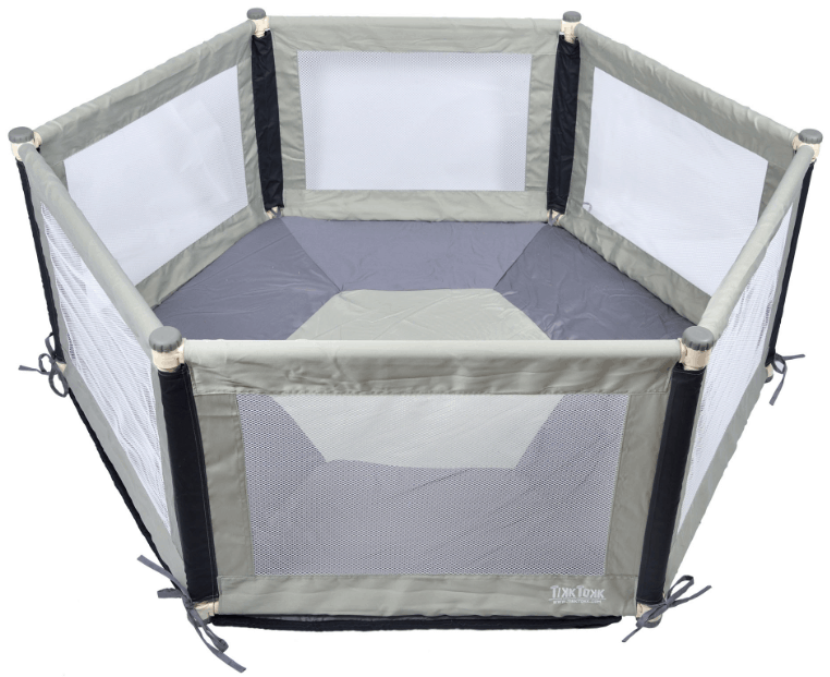 Tikk Tokk Kids' Grey Pokano Playpen