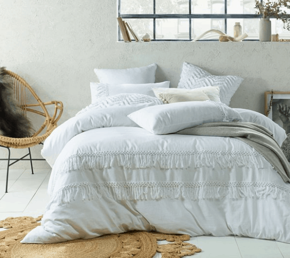 Accessorize Boho Tassel Quilt Cover Set