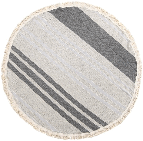 Collective Sol Round Cotton Picnic Rug Blanket