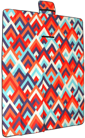 Good Vibes Printed Maize Picnic Rug
