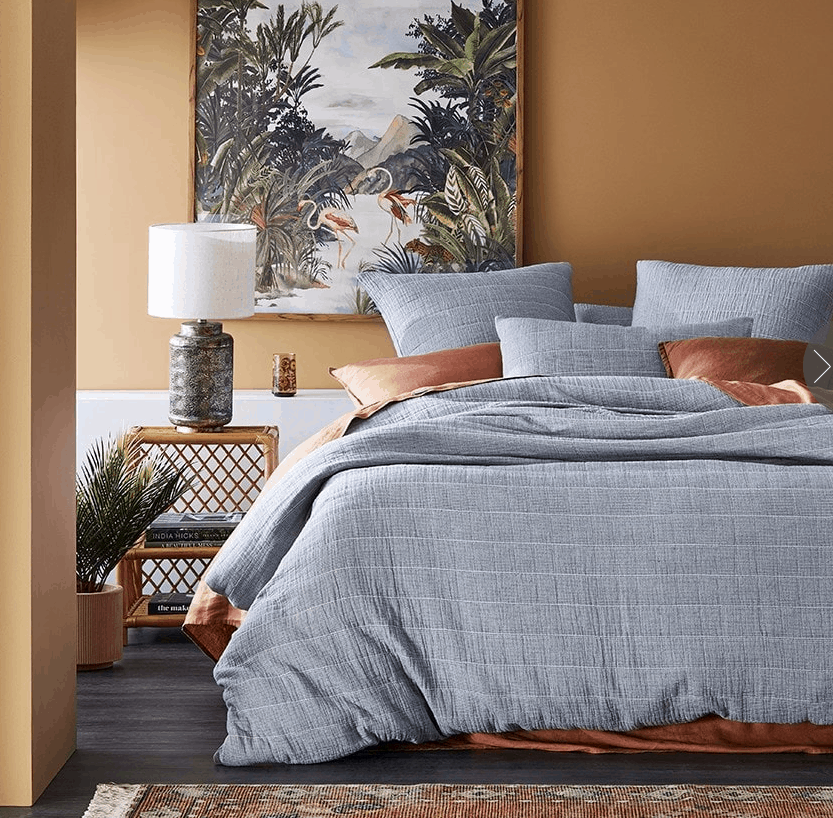 Home Republic Parker Chambray Quilt Cover Set