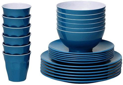 Barel Designs Cyan Classic Melamine Dinner Set