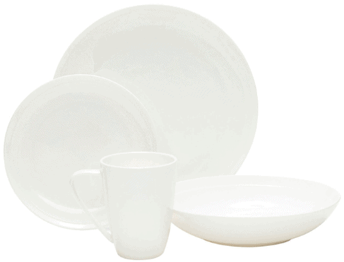 Salt&Pepper Edge 16 Piece Dinner Set
