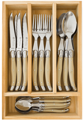 Laguiole by Louis Thiers 24 Piece Cutlery Set Carnaval