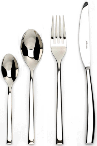 Noritake Rochefort 24-Piece Stainless Steel Cutlery Set