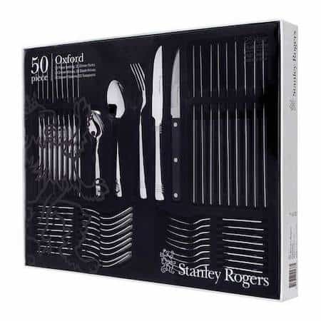 Stanley Rogers Oxford 50 Piece Cutlery Set with Steak Knives