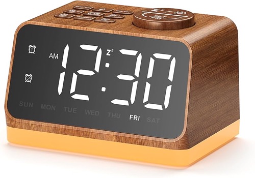 Dreamegg alarm clock with white noise