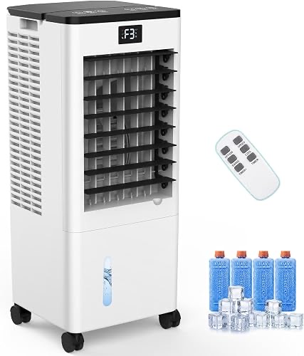 Portable evaporative cooler