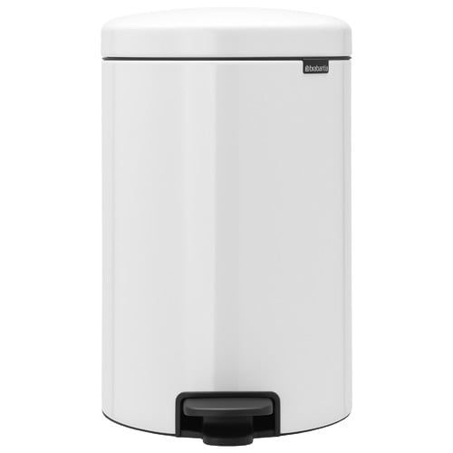 Brabantia NewIcon 20L pedal bin in white