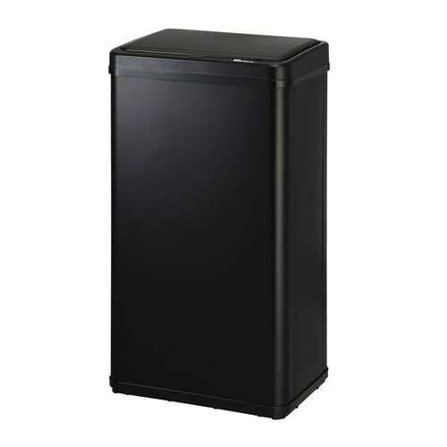 Palmer motion sensor rubbish bin in black