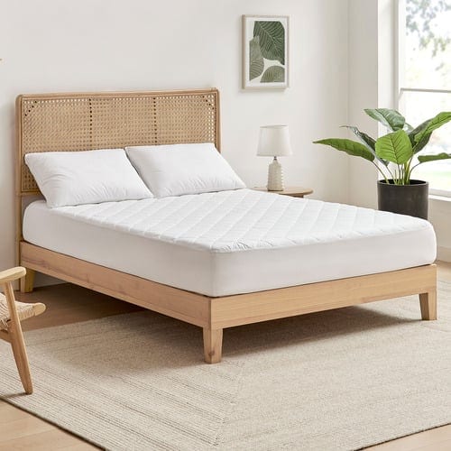 Aldrin Home Raleigh Hypoallergenic Quilted Waterproof Cotton Mattress Protector