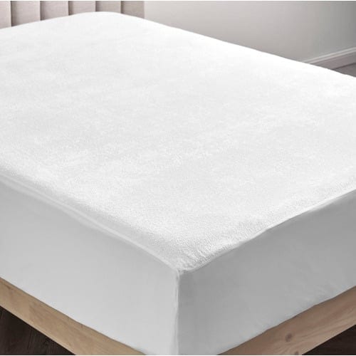 Temple & Webster Waterproof Bamboo Terry Mattress Protector