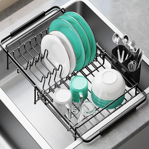 Urackify expandable dish rack