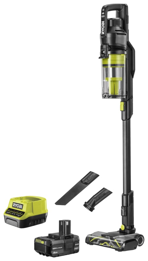 Ryobi 18V ONE+ HP Brushless Stick Vacuum 4Ah Kit R18XSV914BLK
