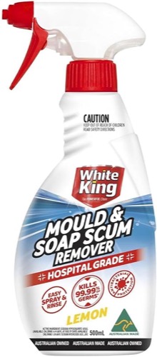 White King mould and soap scum remover