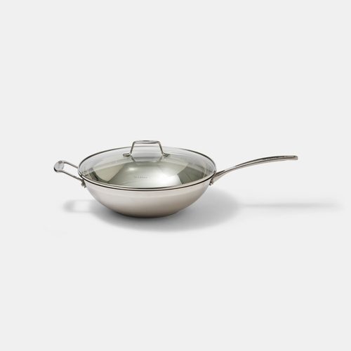 Scanpan Impact 32cm stainless steel covered wok